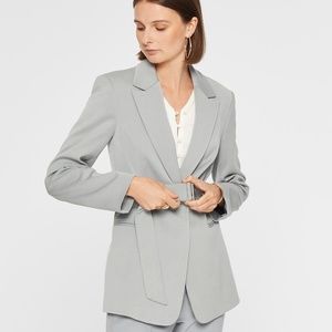 Club Monaco Belted Blazer in Weathered Blue Size 8 NWT